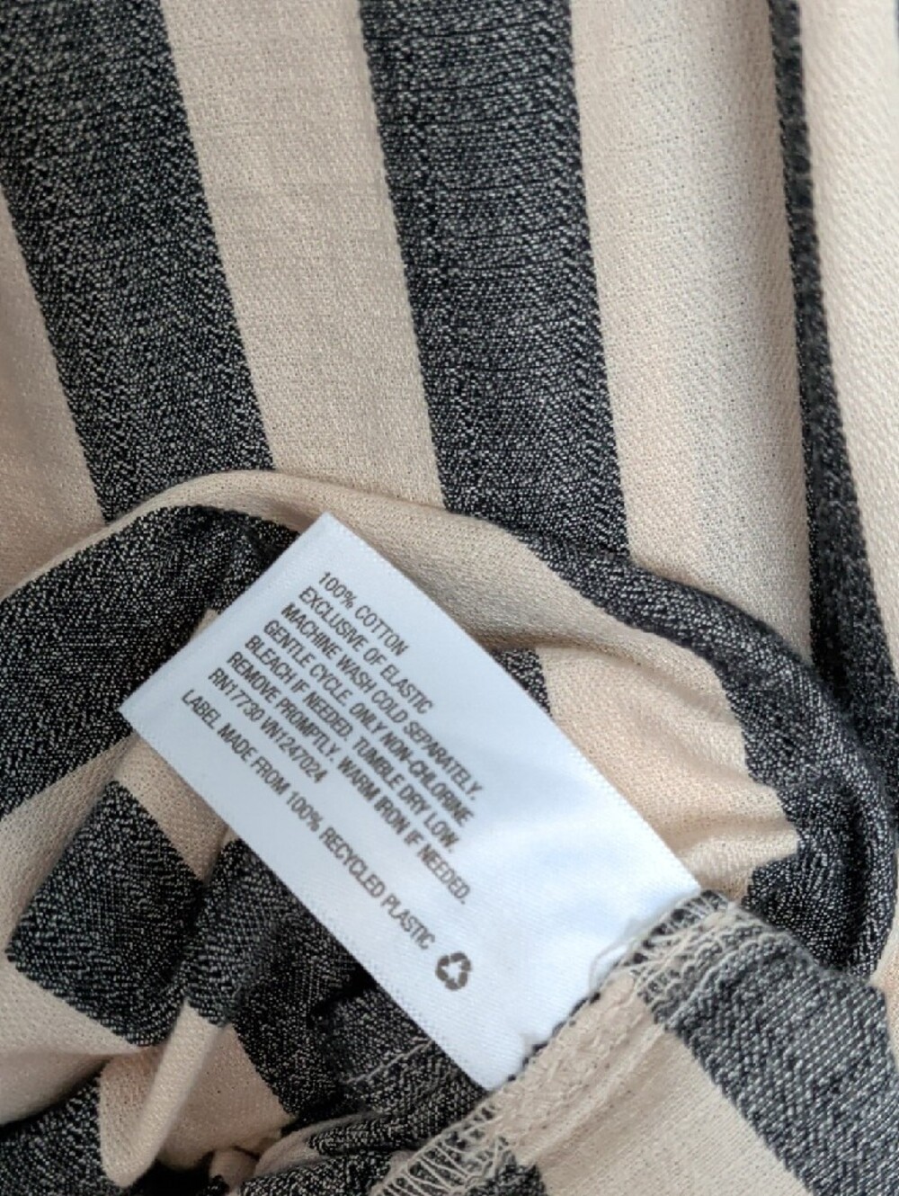 Knox Rose Striped Maxi Dress in Beige and Black - Picture 3 of 6